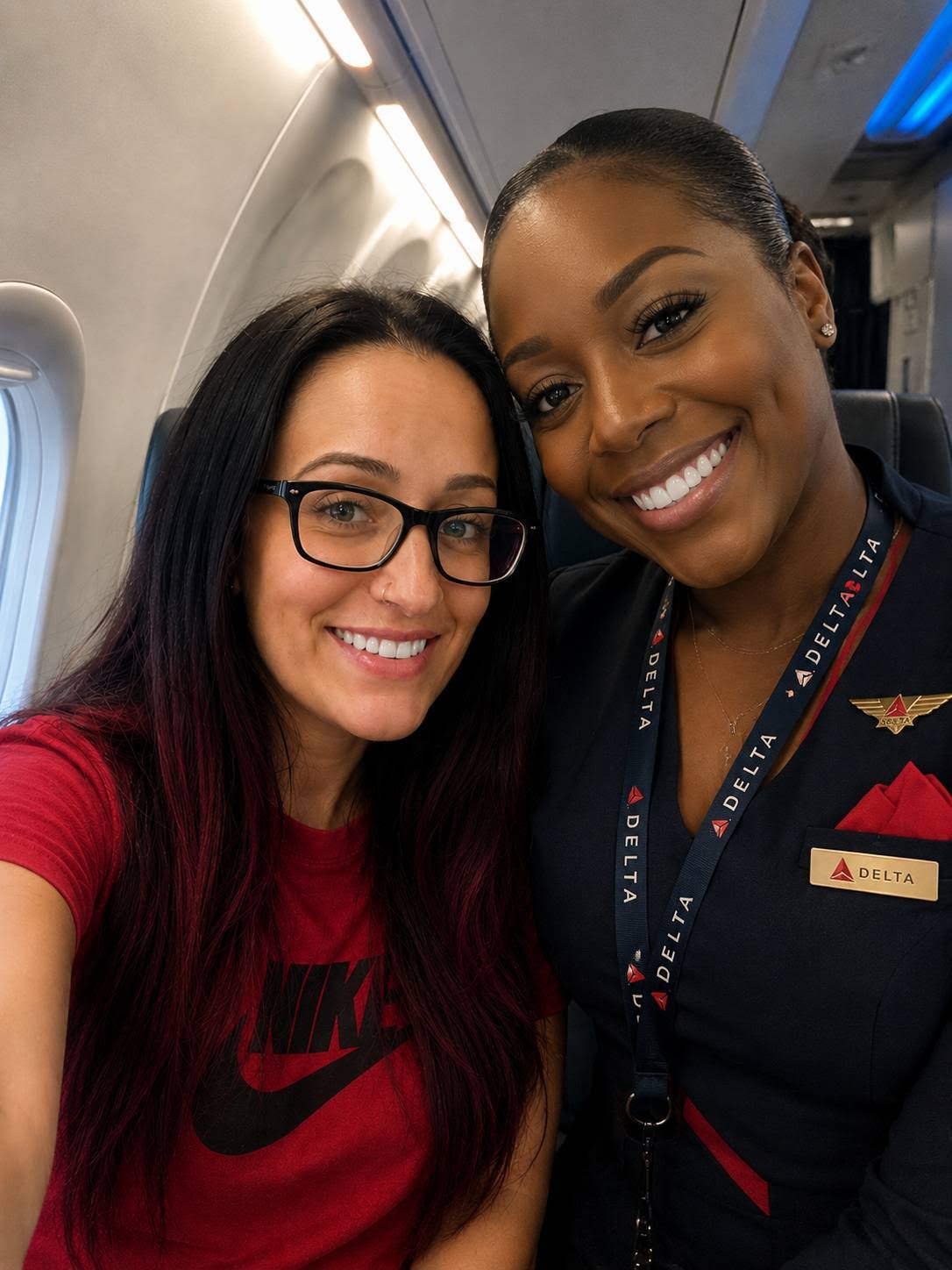 With the Flight Attendant