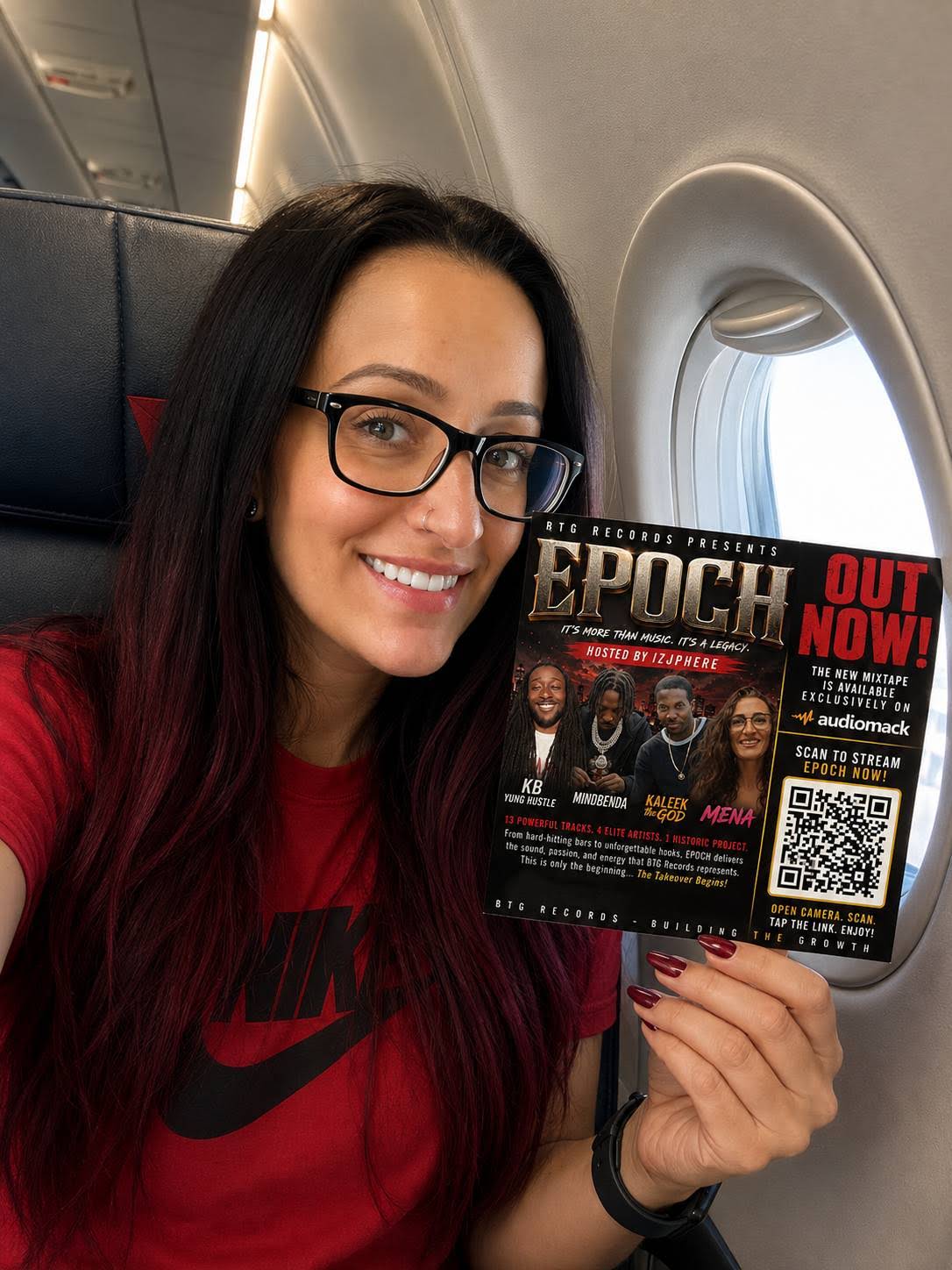 Holding the EPOCH Flyer