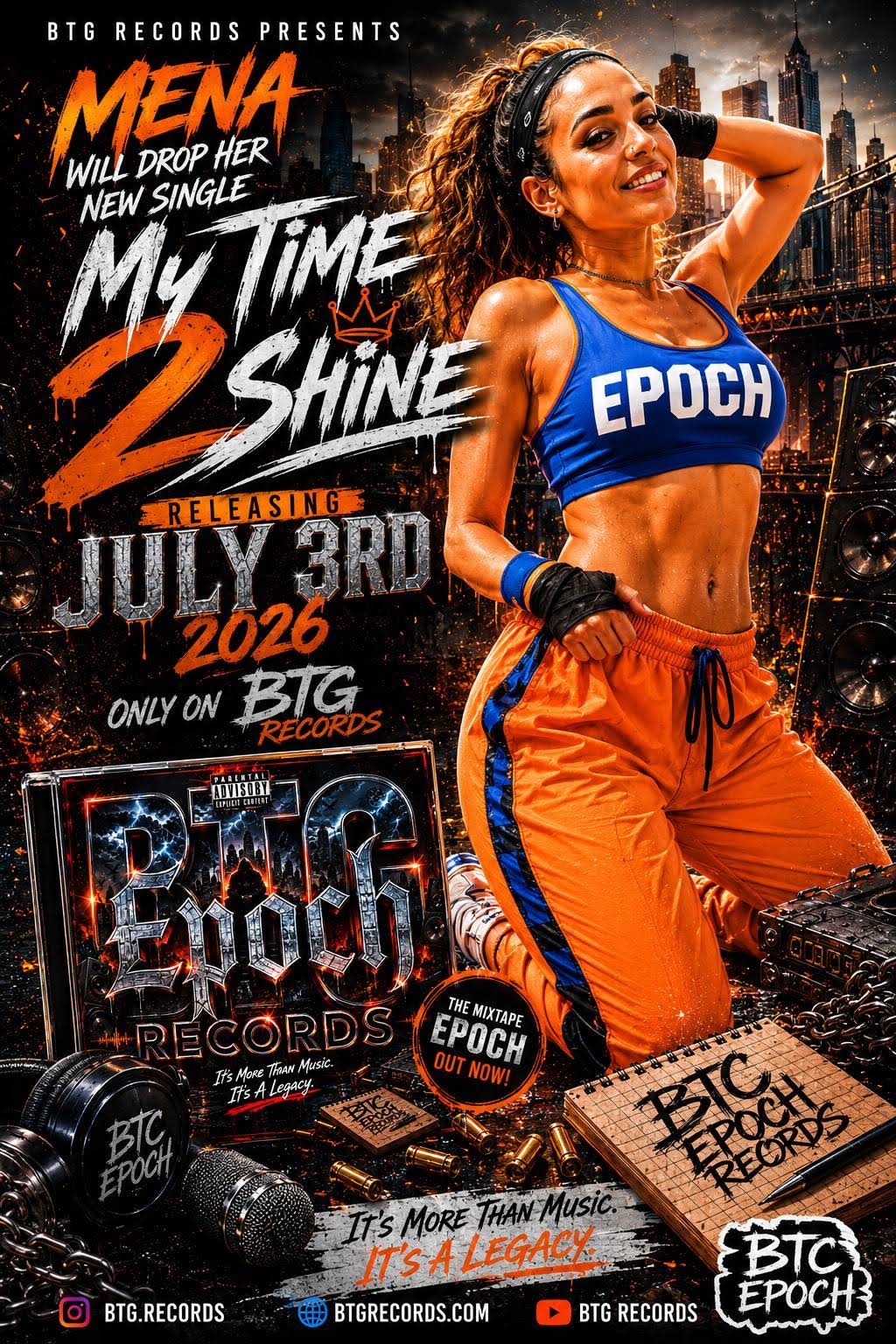 My Time 2 Shine — Release Poster