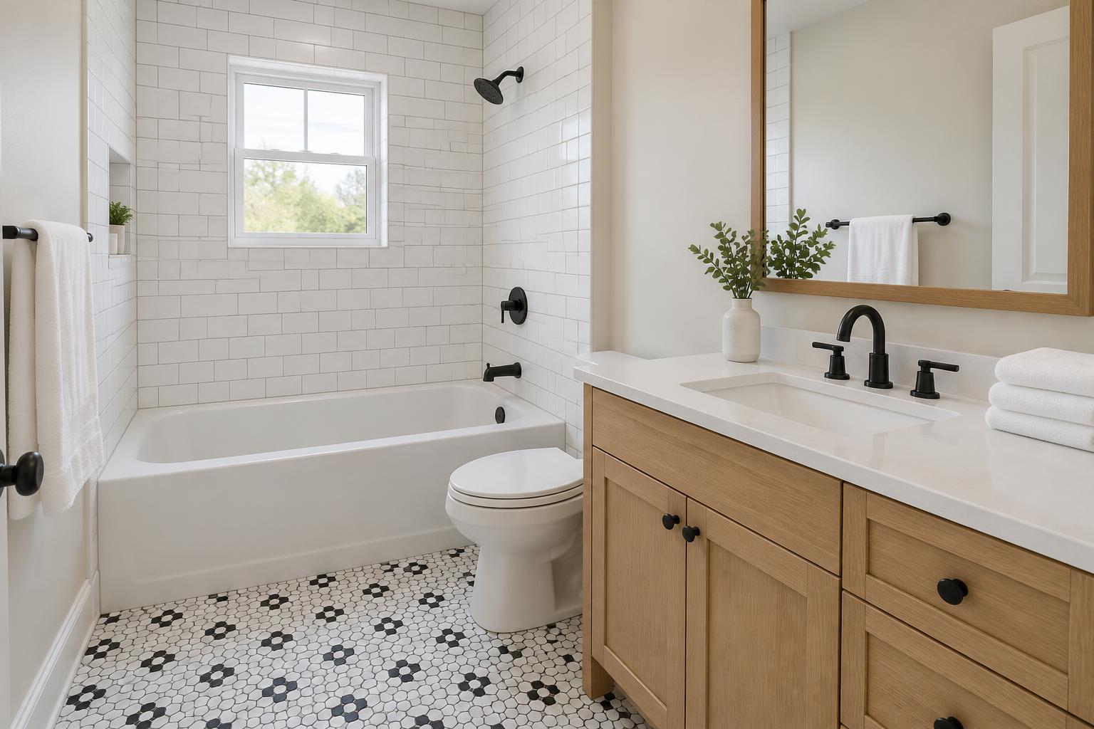 Hall bathroom remodel