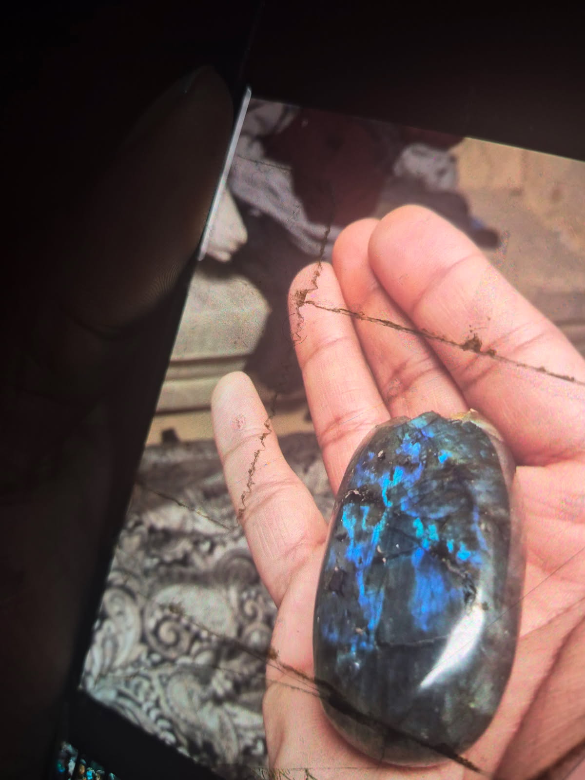 The labradorite seen from above