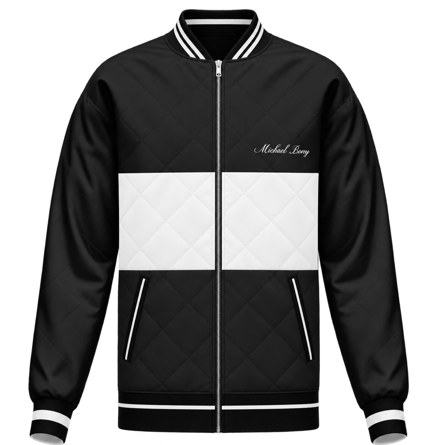 Varsity Jacket — Black & White