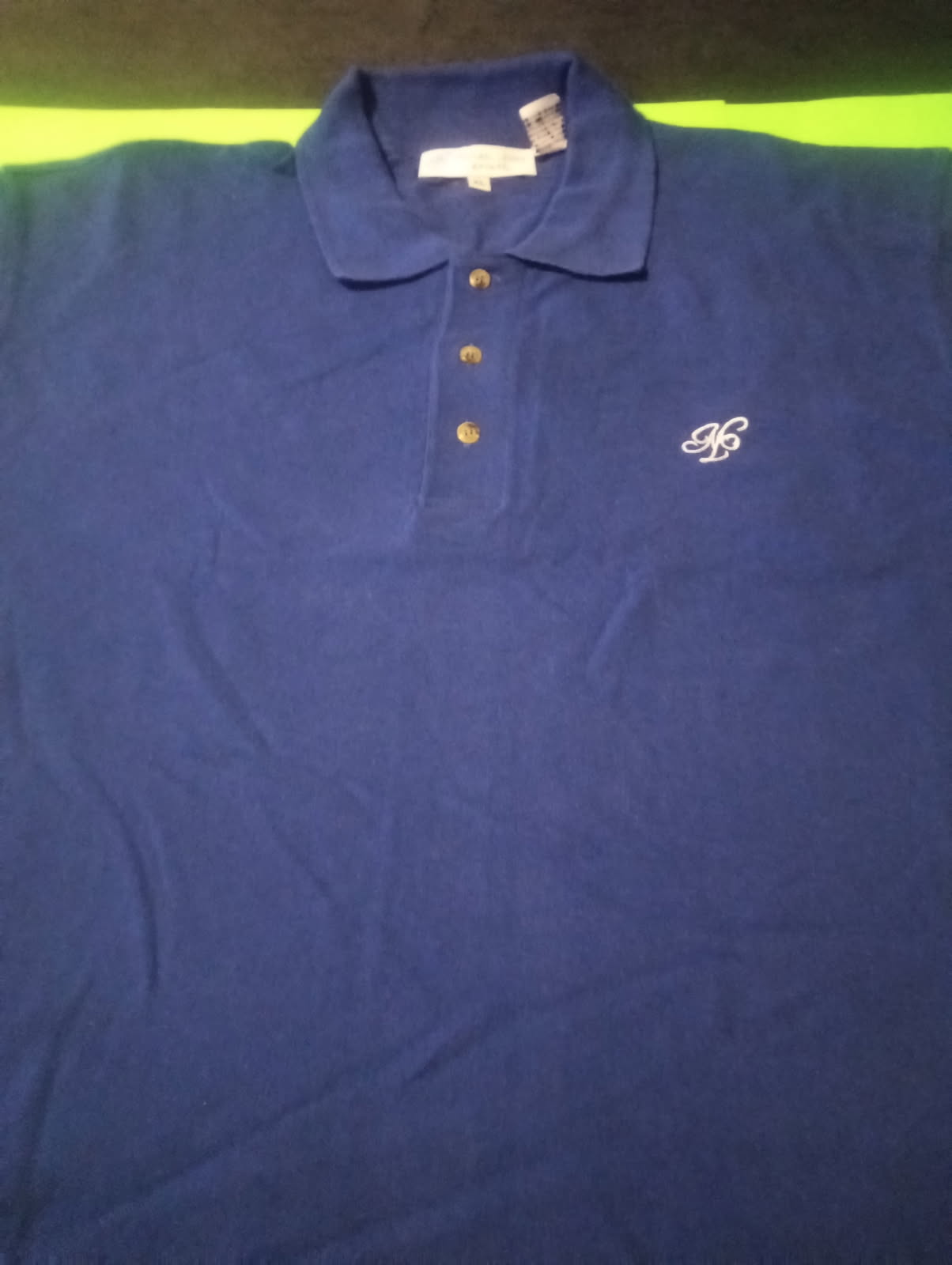 Long-Sleeve Polo — Navy