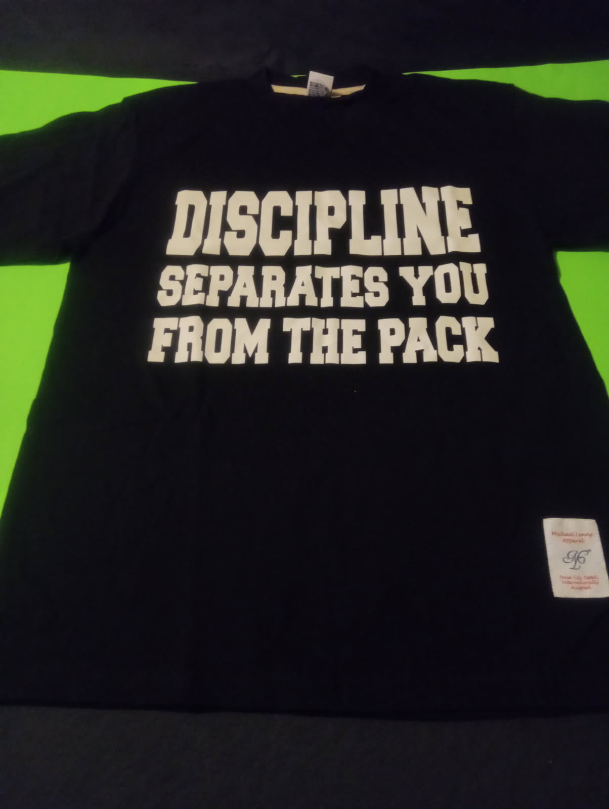 Discipline Tee — Black
