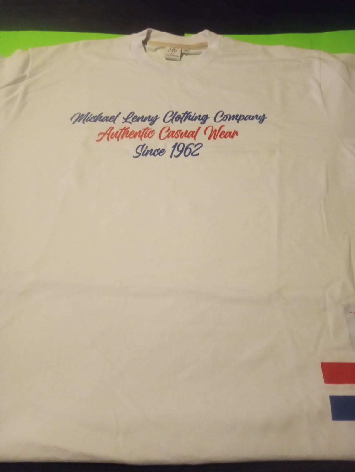 Chest Graphic Tee — White