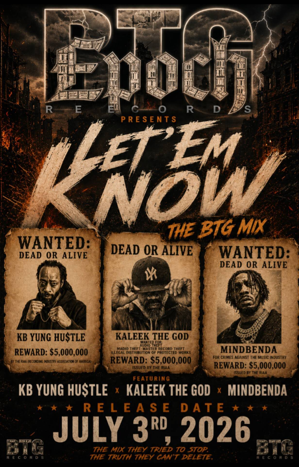 Let 'Em Know — Wanted