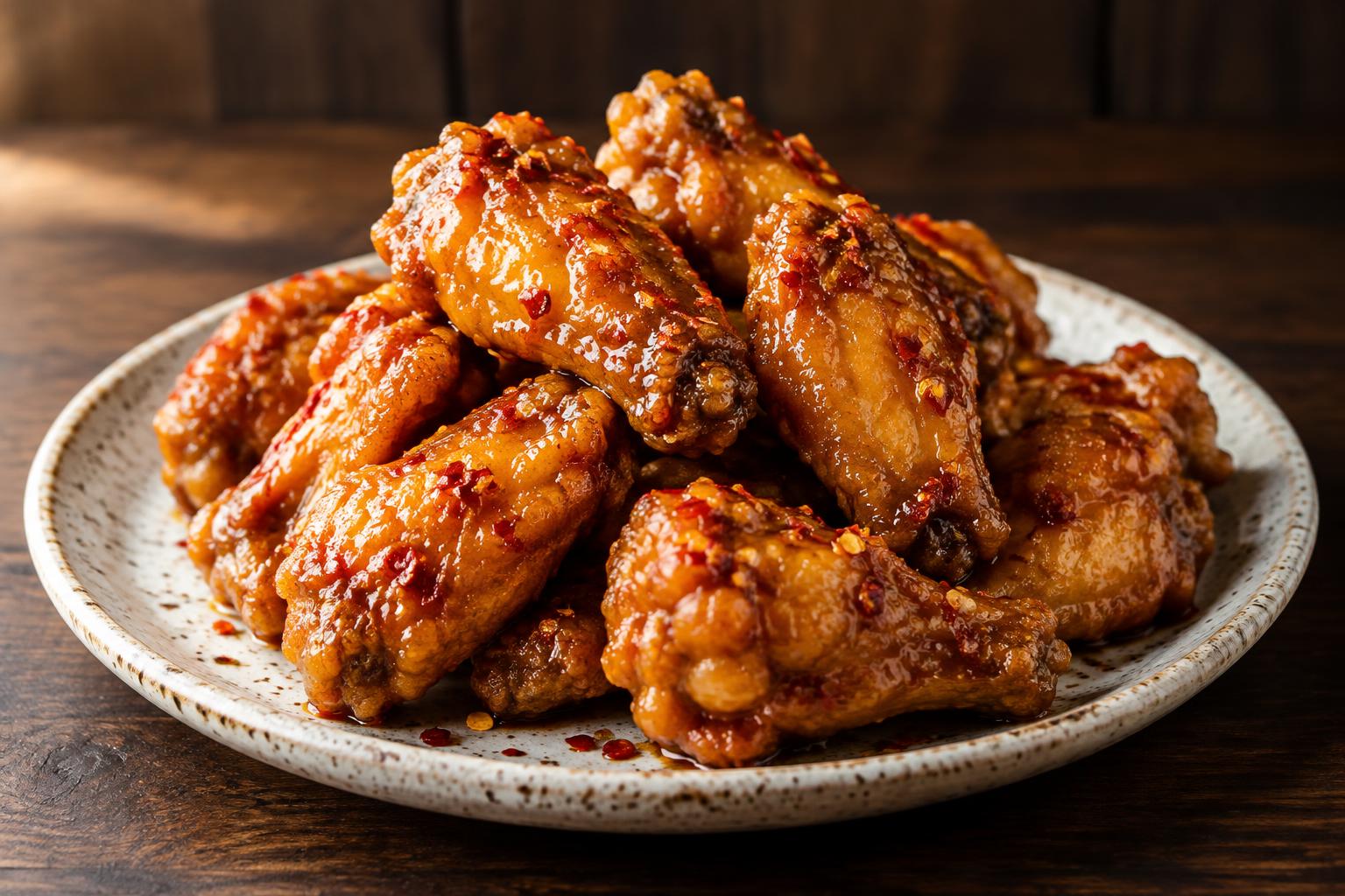 Spicy Honey Wings (8)
