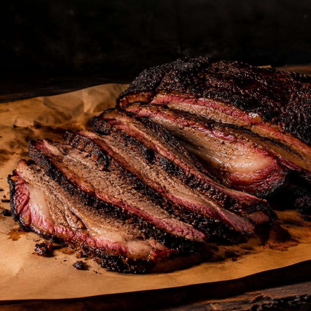 Sliced Smoked Brisket