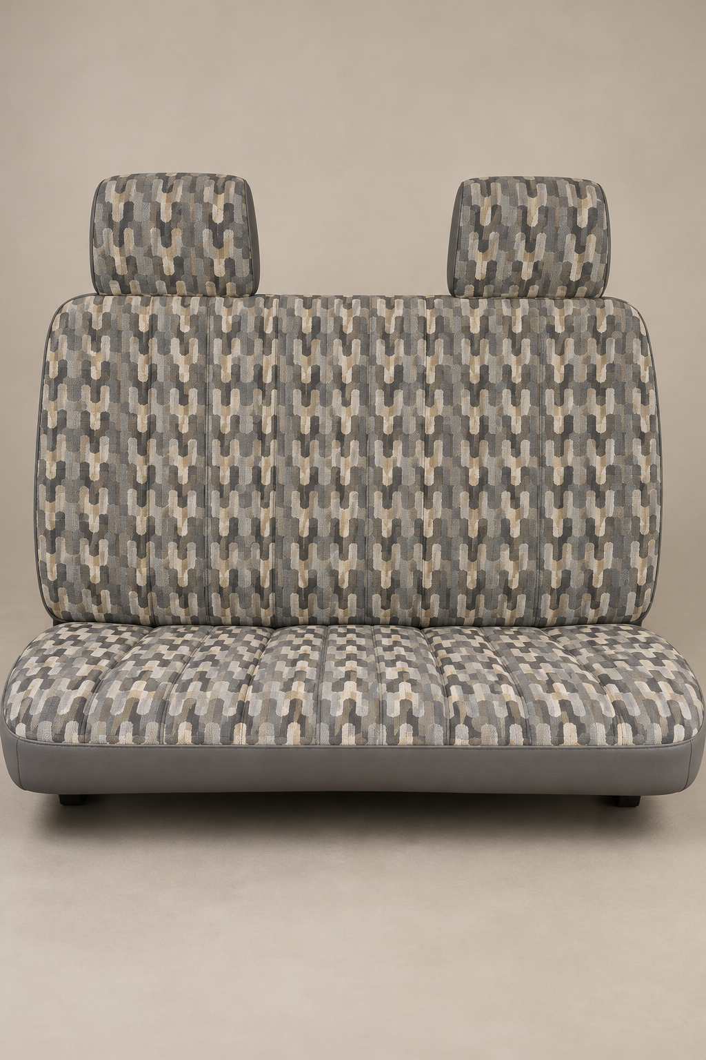 Vehicle Bench Seat with Headrests