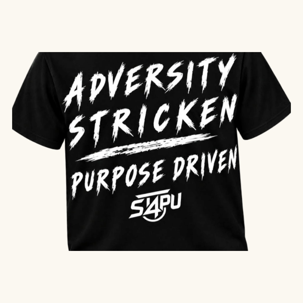 Adversity Stricken Black Tee