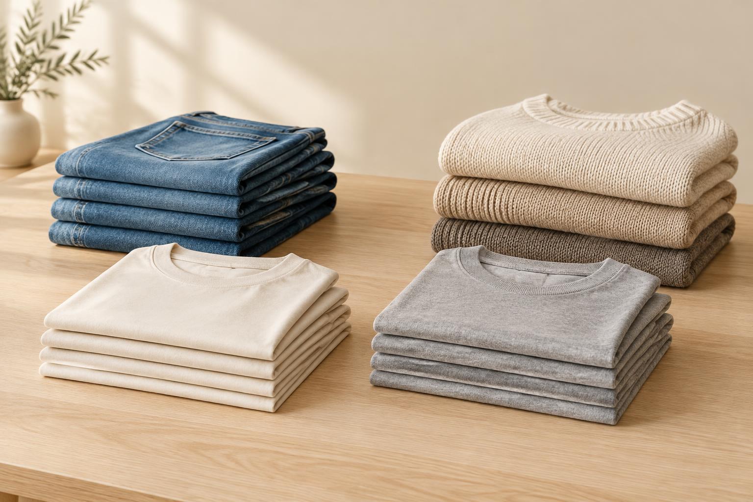 Clothing — Apparel in case and pallet quantities