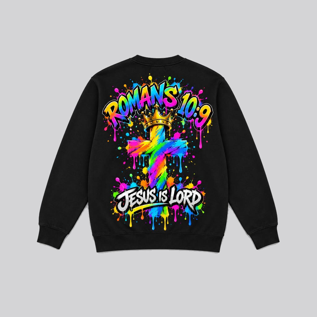 Graffiti Cross Hoodie — back