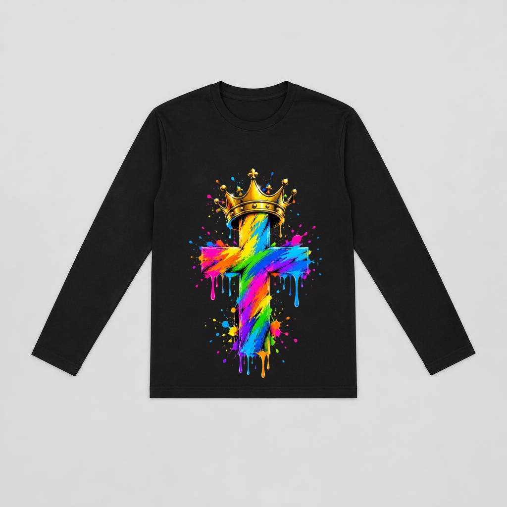Graffiti Cross Long Sleeve — front