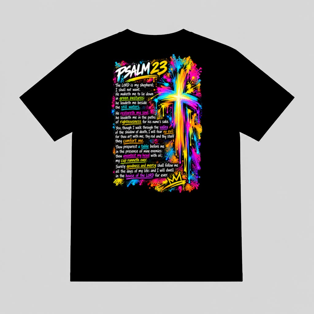 Psalm 23 Tee — back