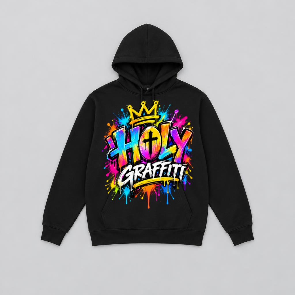 Holy Graffiti Hoodie — front