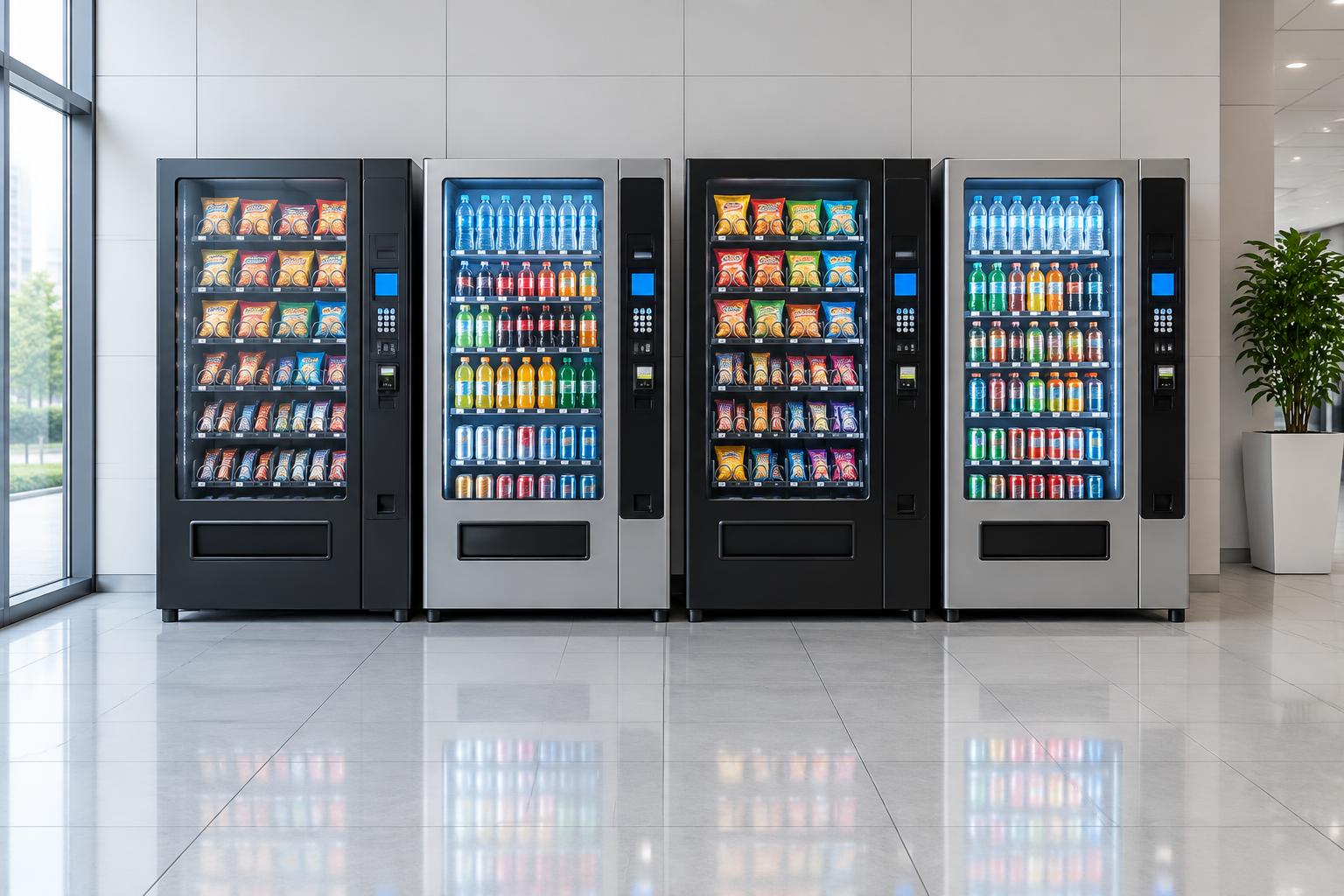 Four-Machine Vending Bank