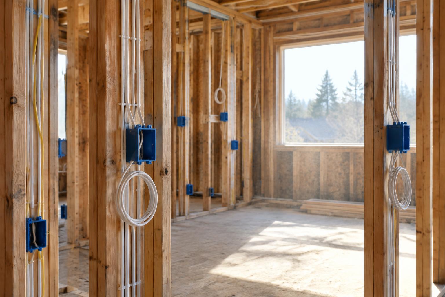 Rough-in wiring for new builds and additions