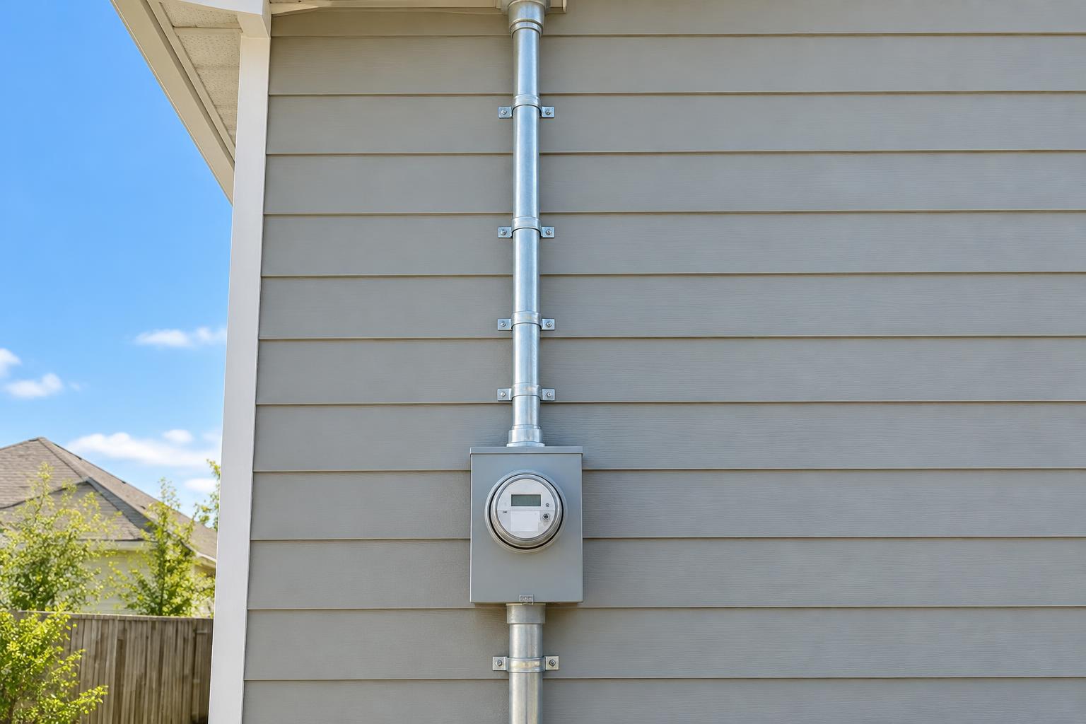 Service, meter and distribution work