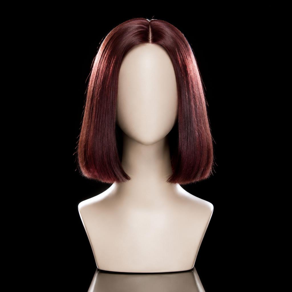Burgundy Bob Wig