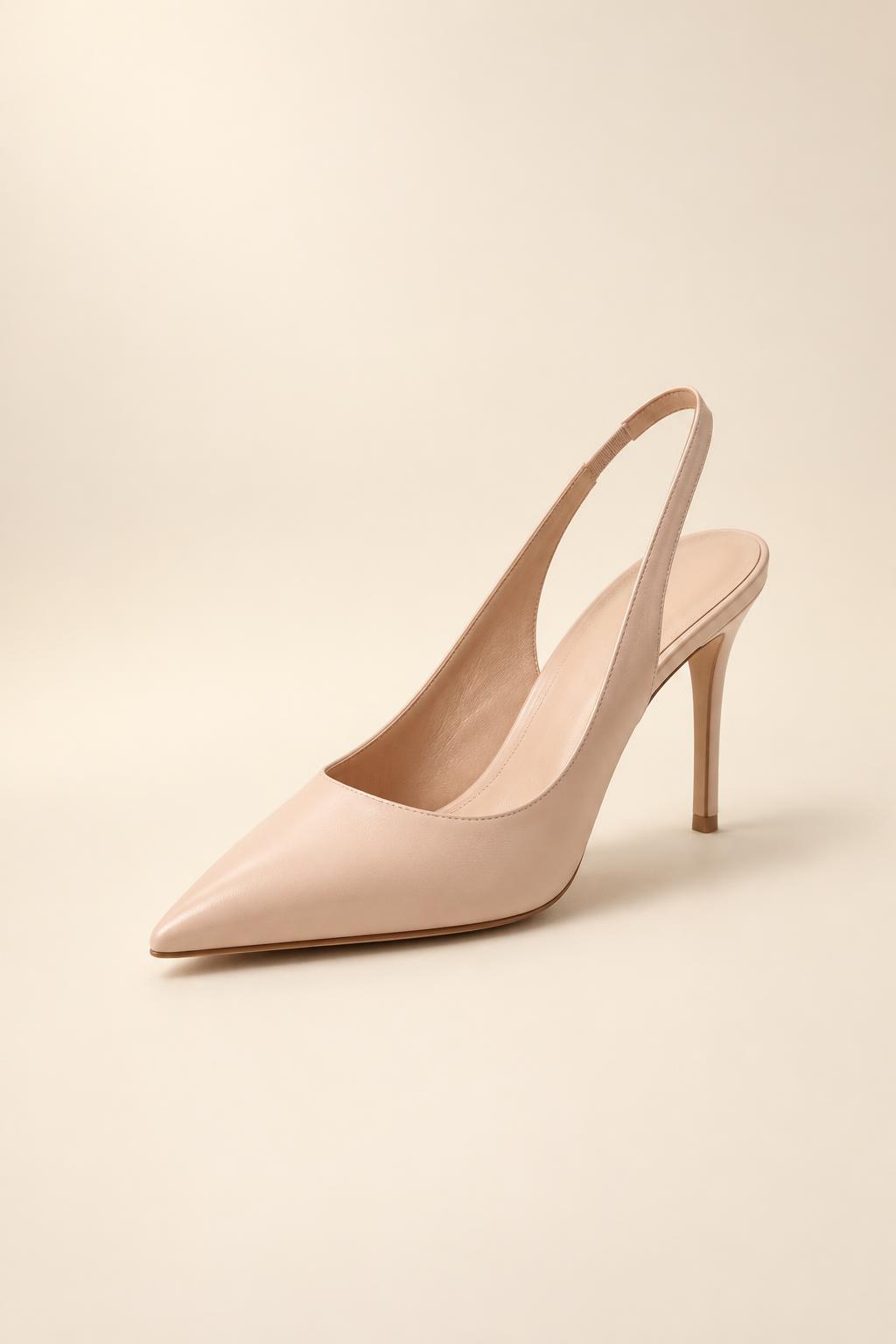 Nude Slingback Pump