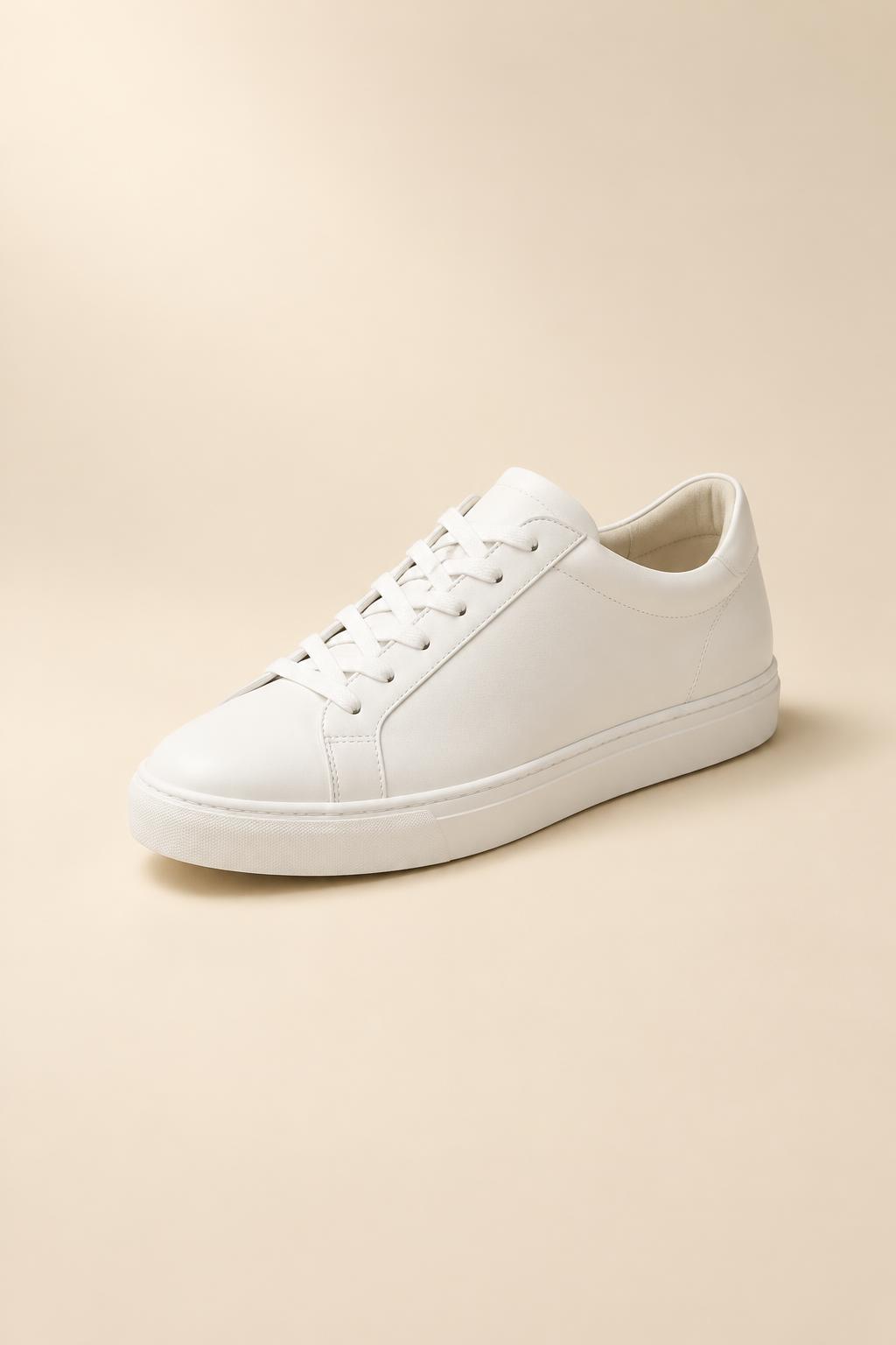 White Leather Sneaker